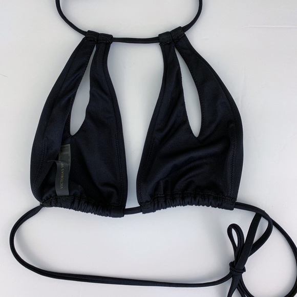 Victoria’s Secret Bikini Top Sz XS Black - Picture 2 of 5